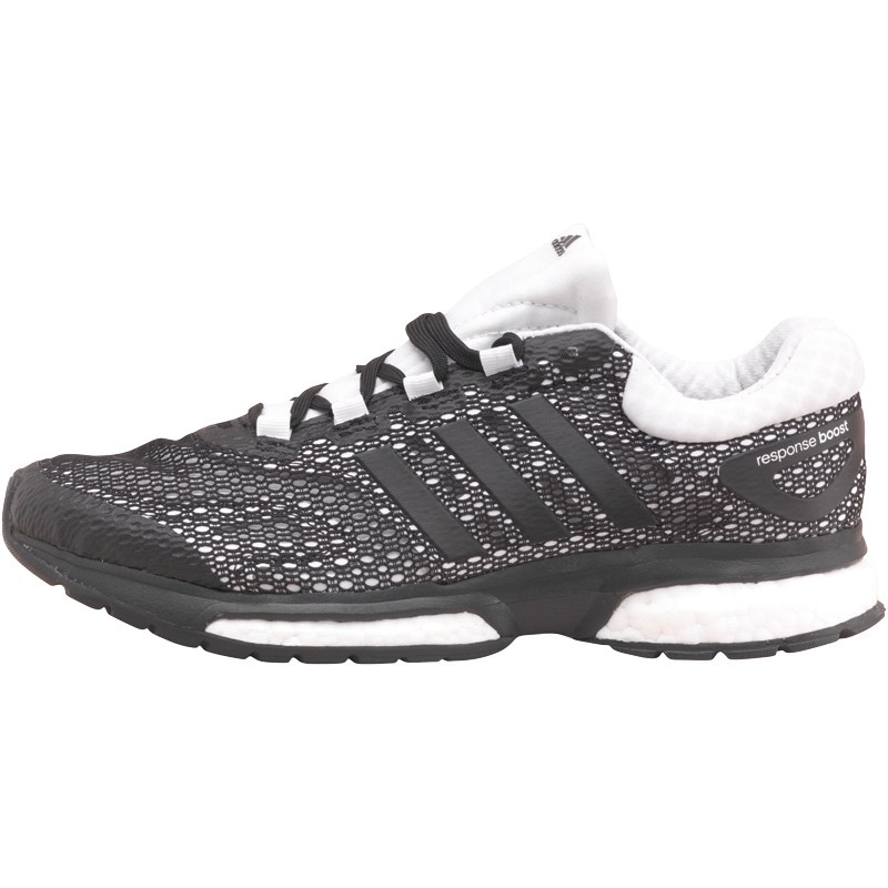 Adidas Womens Response Boost Stability Running Shoes White/white/black