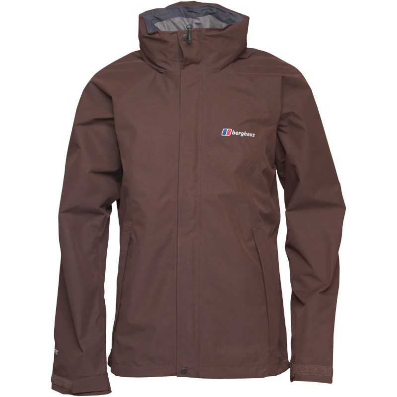Berghaus Mens Burnback 2 Layer Goretex Shell Jacket Dark Brown Leelith