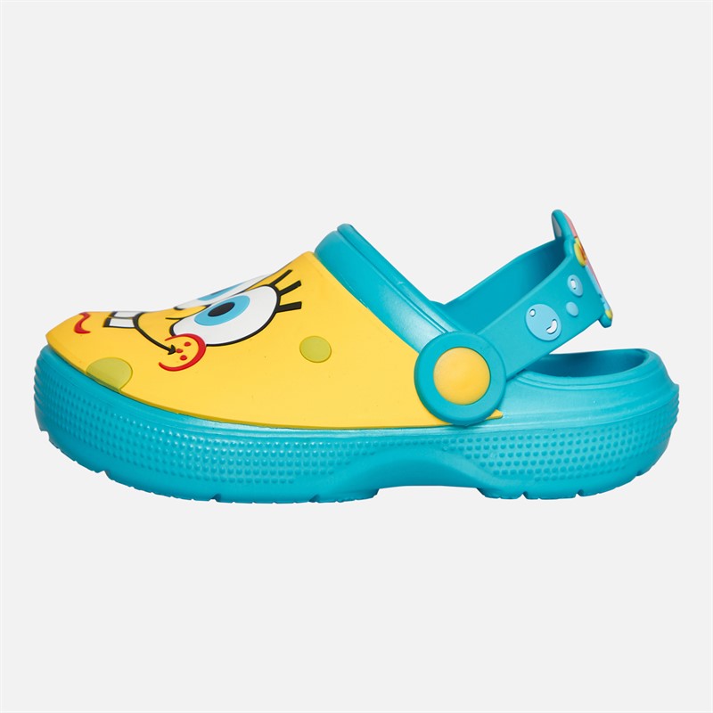 SpongeBob Kids Clogs Yellow/Blue