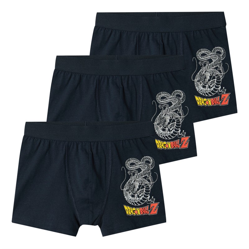 Dragonball Boys Alberto Three Pack Boxers Dark Sapphire