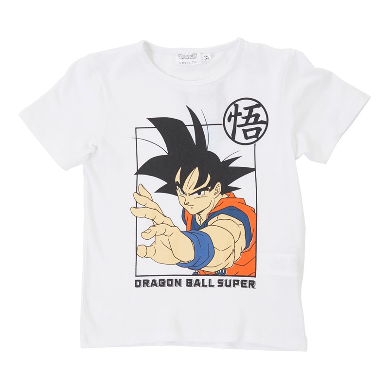 Dragonball Chłopięce T-shirty Biały