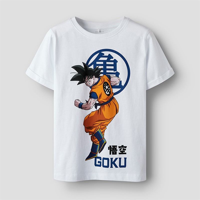 Dragonball Junge Parly T-Shirt Helles Weiß