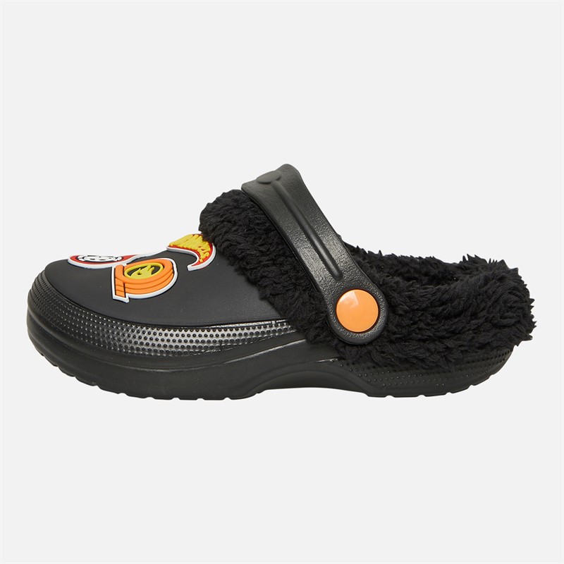Hot Wheels Boys Infant Lined Clogs Black/Multi