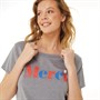SUB_URBAN RIOT Womens Merci Loose T-shirt Grey Heather