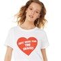 SUB_URBAN RIOT Womens Snacks Loose T-Shirt White