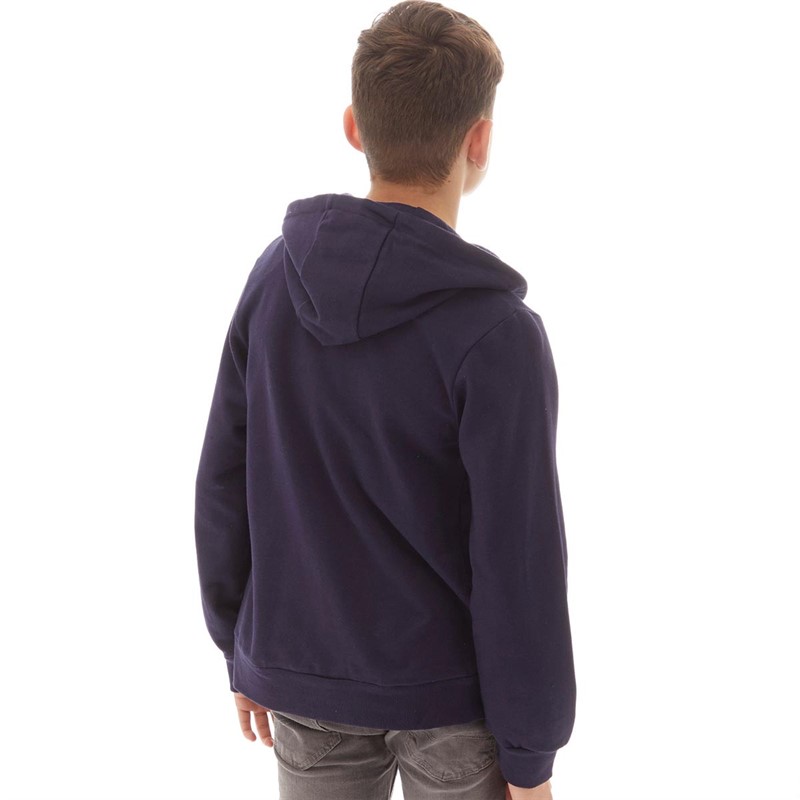 Perry Ellis Boys America Zip Thru Hoodie Navy