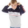 Perry Ellis Boys America Hoodie Navy/Grey Marl