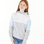 Perry Ellis Girls America Hoodie White/Grey Marl