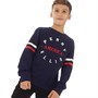 Perry Ellis Boys Printed Sweatshirt Navy