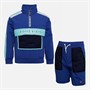 Perry Ellis Boys Jacket And Shorts Set Blue Lolite