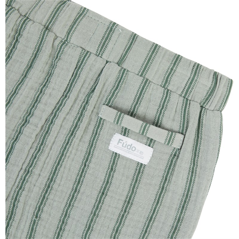 Fudo Boys Shirt Shorts And Hat Set Green