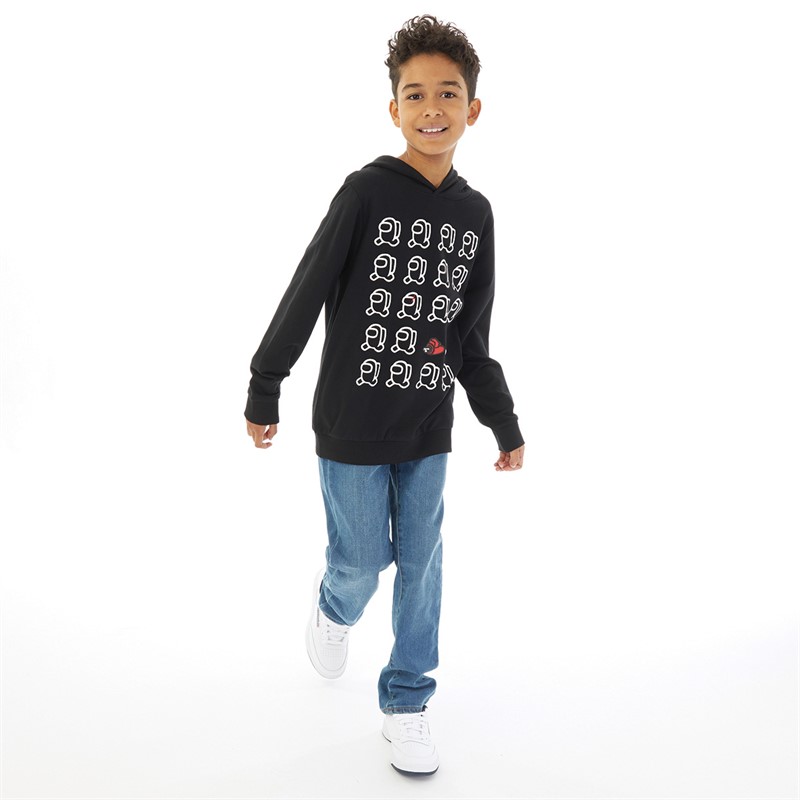 Among Us Kids Rafael Hoodie Black