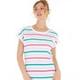 Amara Womens Shore T-Shirt Magenta Multi Stripe