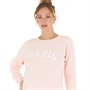 Amara Womens Paris Sweatshirt Parfait Pink