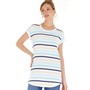 Amara Womens Shore T-Shirt Peacoat Blue Multi Stripe