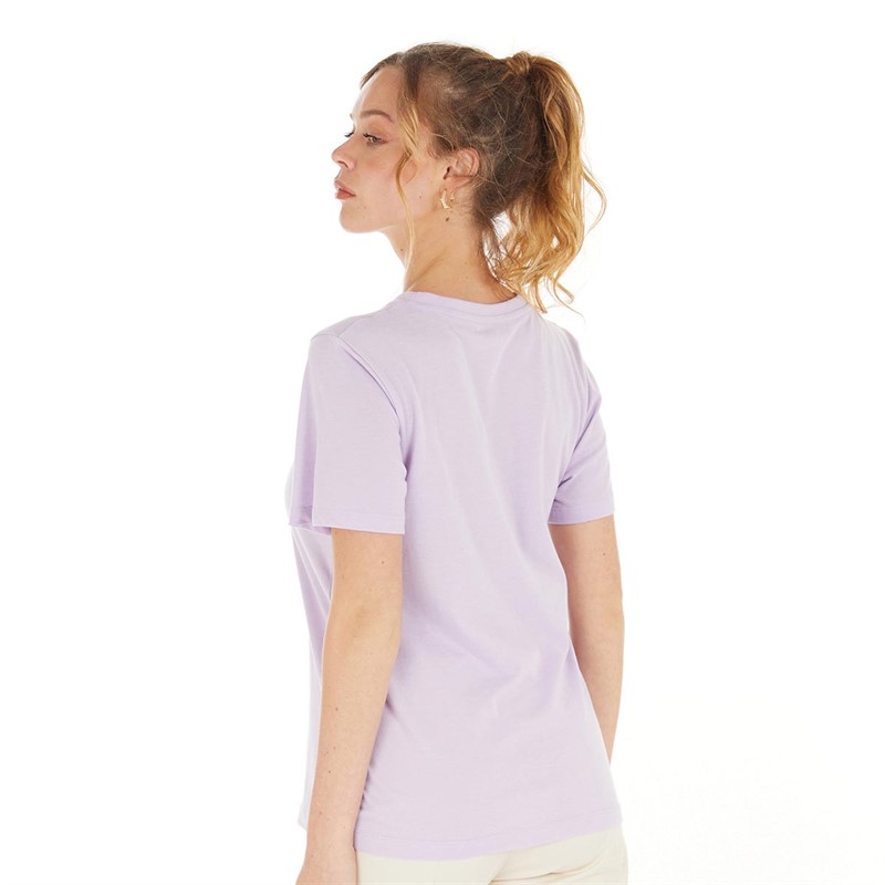 Amara Womens Bright T-Shirt Pastel Lilac