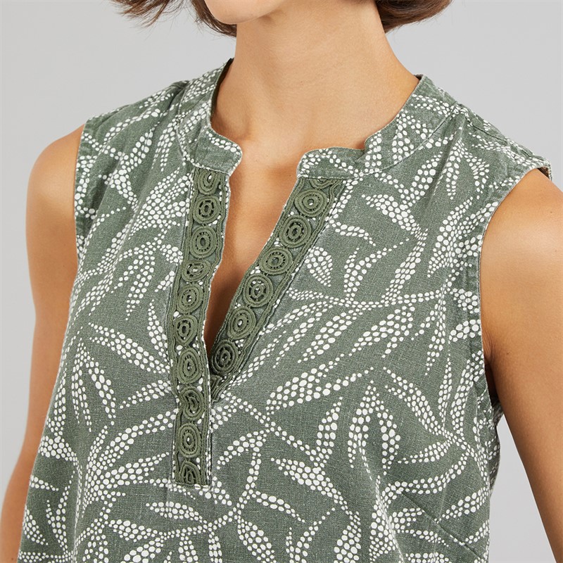 Amara Womens Reya Mersey Dress Thyme