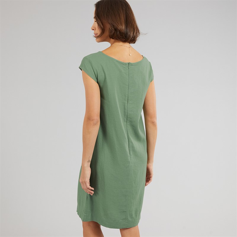 Amara Womens Reya Quanita Dress Sage Green