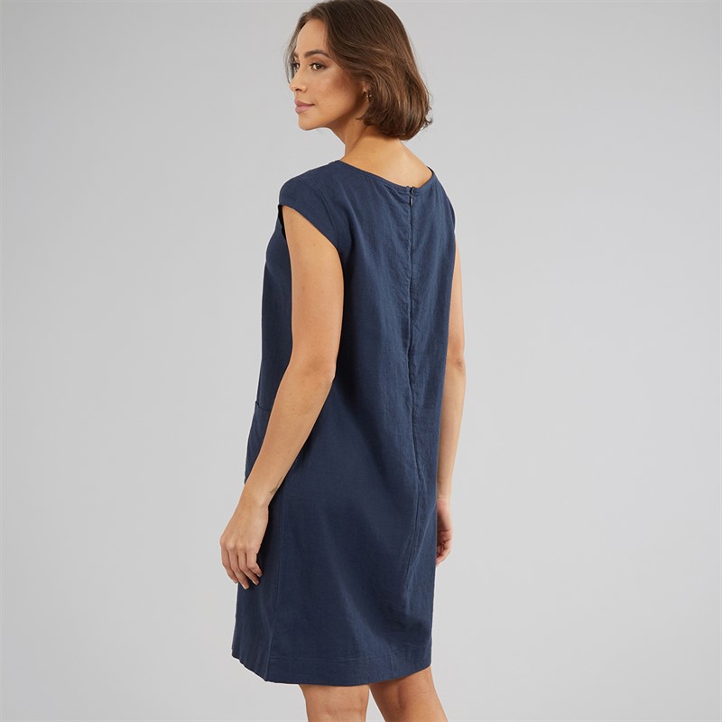 Amara Womens Reya Quanita Dress Navy