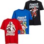 Power Rangers Boys Team Three Pack T-Shirts Multi