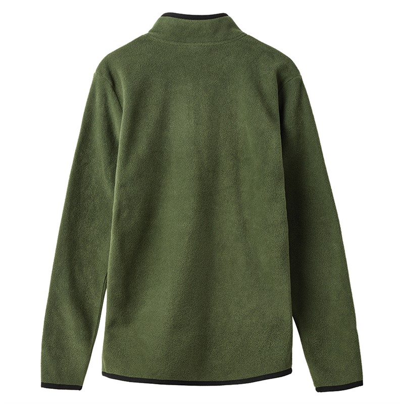 H2O Sweat à Capuche Faaborg 1/2 zip 3020 Vert Armée Homme