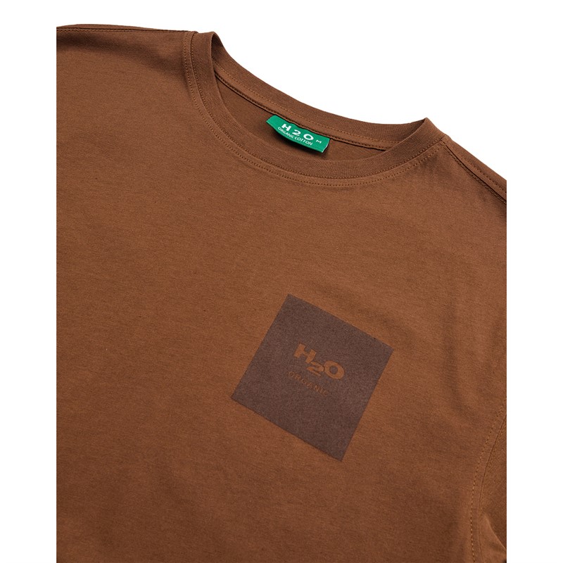 H2O Unisex Lyø Organic T-shirts Brun