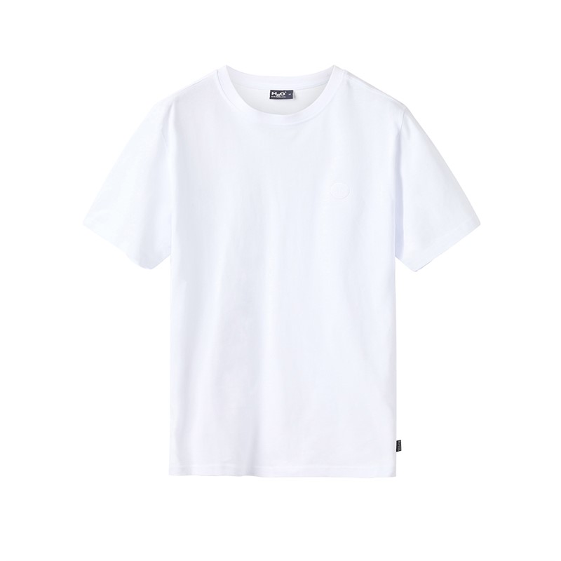H2O Unisex Happy T-shirts Hvid