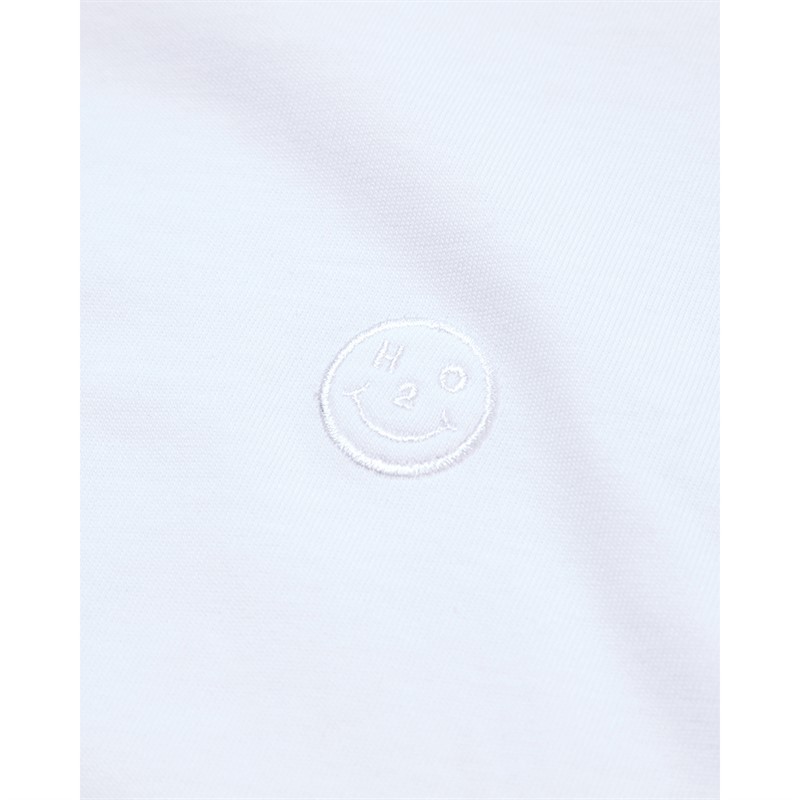 H2O Unisex Happy T-shirts Hvid