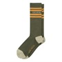 Les Deux Chaussettes Wilfred Stripe Homme Vert