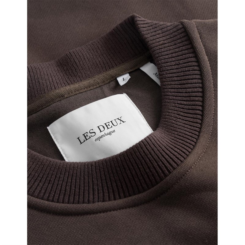Les Deux Herre Varsity 2.0 Sweatshirts Brun