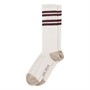 Les Deux Chaussettes Wilfred Stripe Homme Blanc
