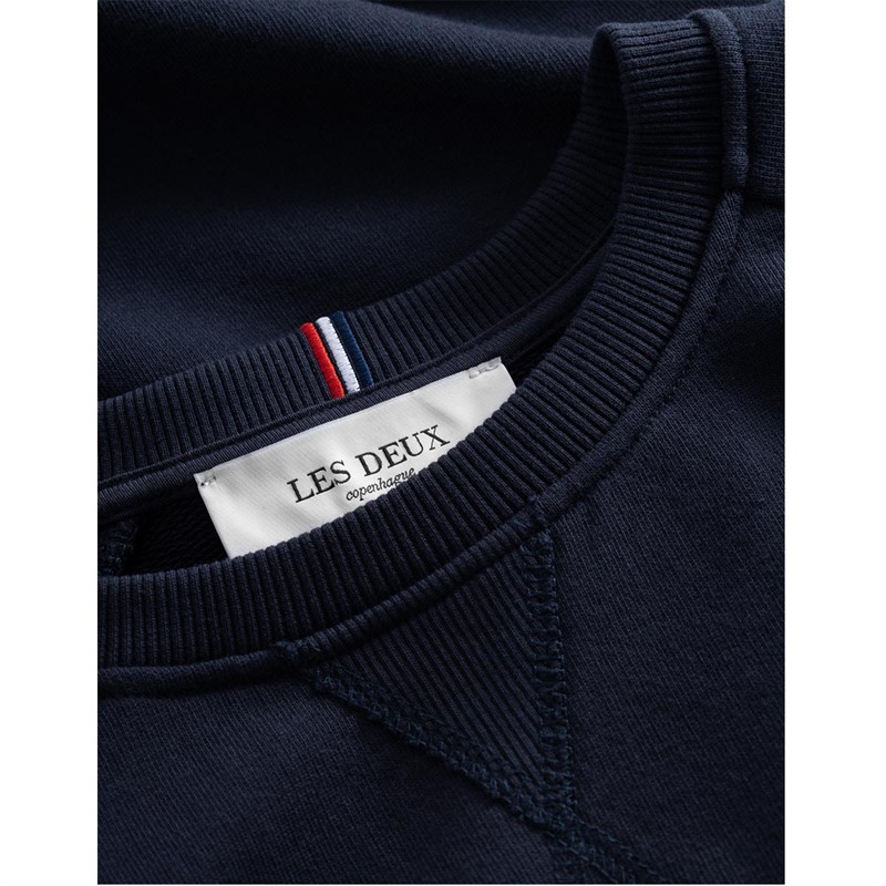 Les Deux Herre Nørregaard Sweatshirts Mørk Marineblå
