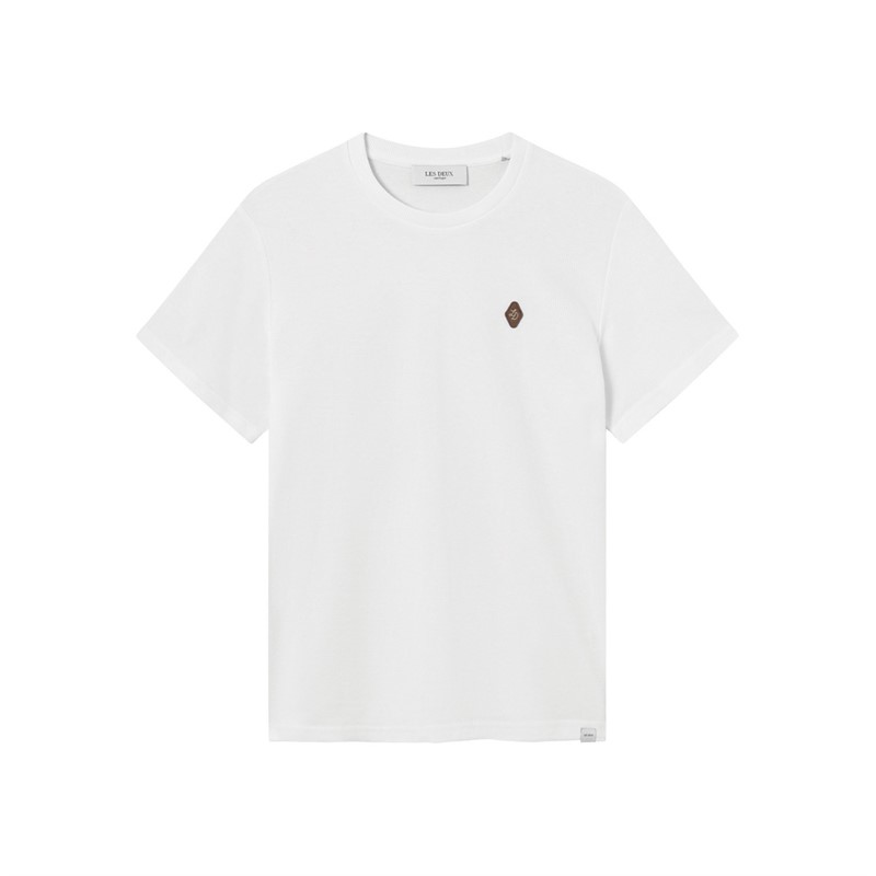 Les Deux Herre Ace T-shirts Hvid