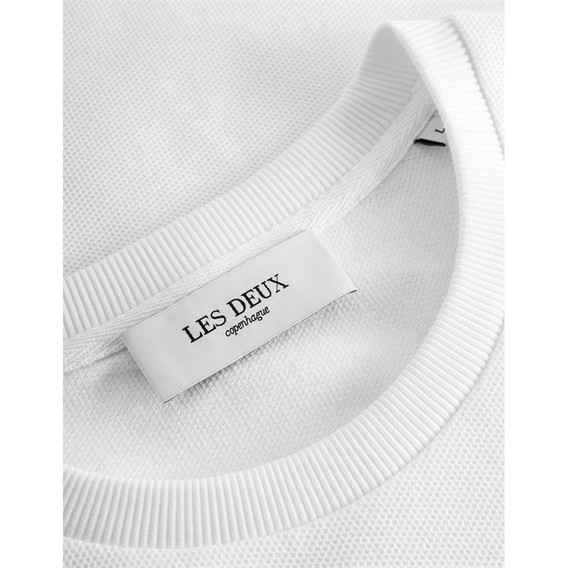 Les Deux Herre Ace T-shirts Hvid