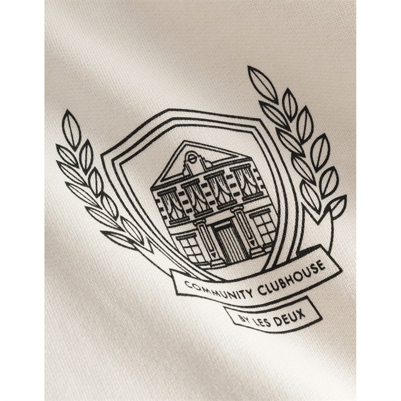 Les Deux Męskie Chad Bluzy z kapturami Ecru