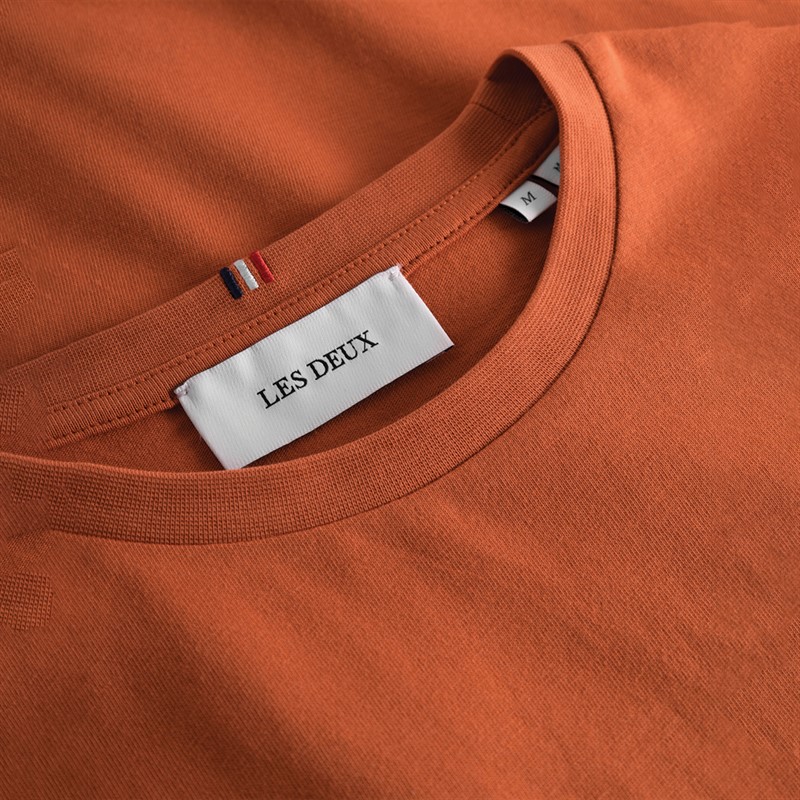 Les Deux Herre Nørregaard T-shirt 752730 - Court Orange/Orange