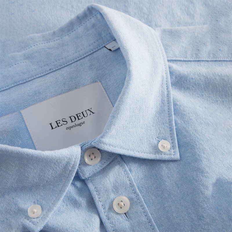 Les Deux Chemise Oxford Kristian Homme 410410 - Bleu clair