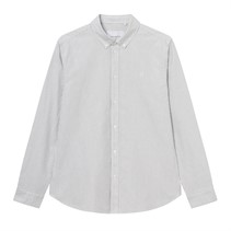 Les Deux Chemise Oxford Kristian Homme 555201 - Vert forêt/Blanc