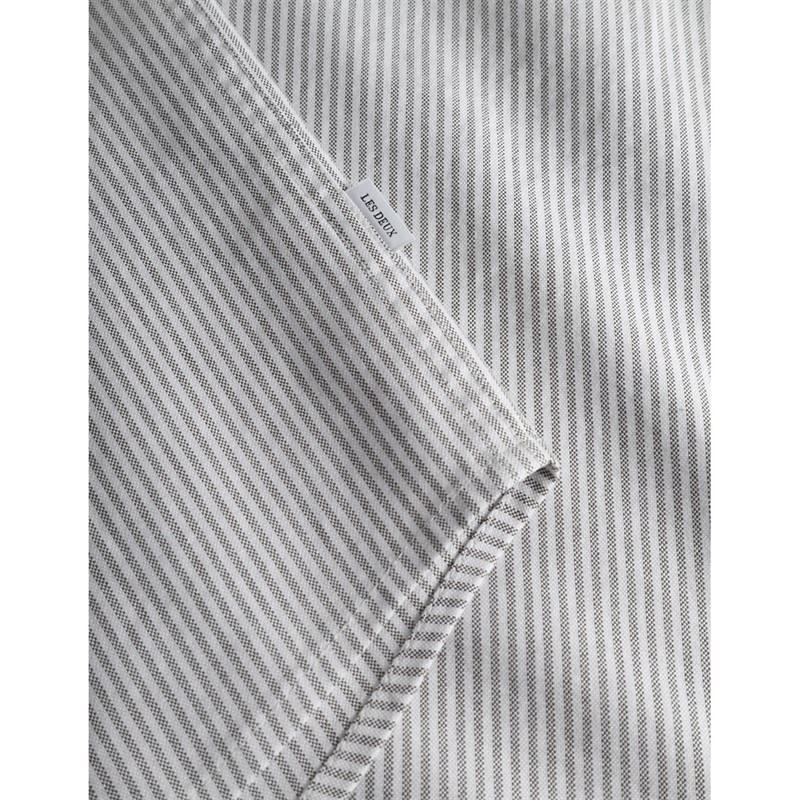 Les Deux Chemise Oxford Kristian Homme 555201 - Vert forêt/Blanc