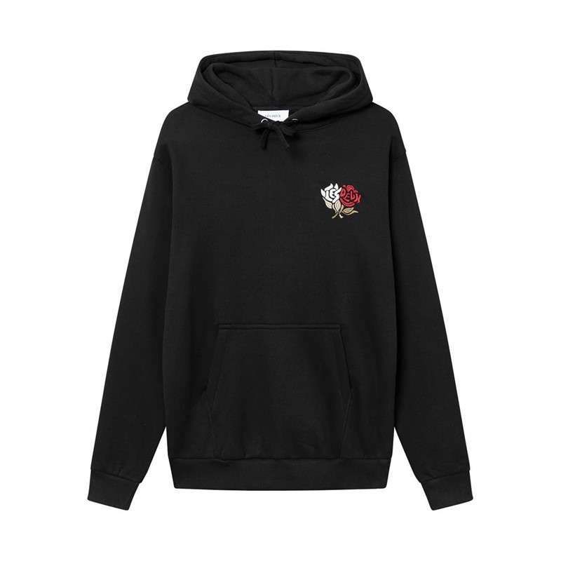 Les Deux Herren Felipe Hoodie Schwarz