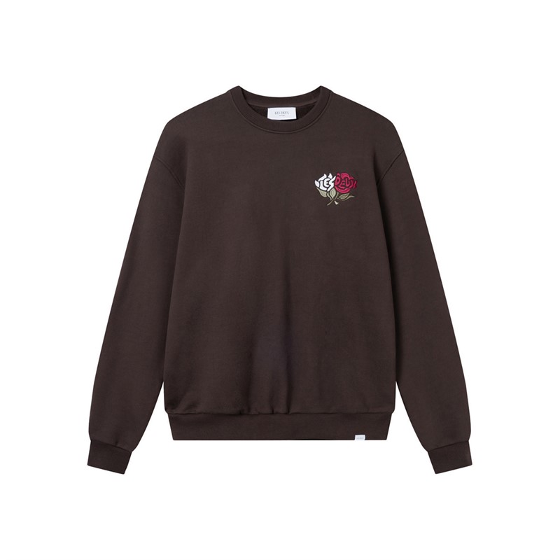 Les Deux Sweat-Shirt Felipe Homme Marron Café