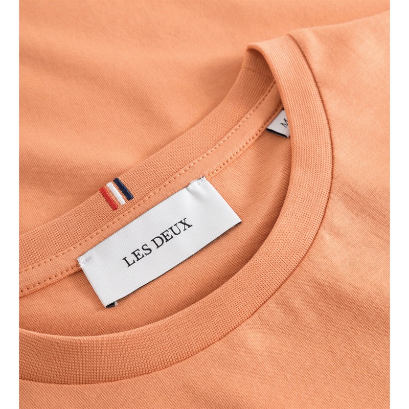 Les Deux Herre Nørregaard T-shirt Bagt Papaya/Orange