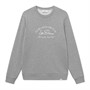 Les Deux Herre Camden Sweatshirt Grå Melange/Hvid