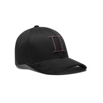 Les Deux Casquette de baseball Homme Noir/Bordeaux Foncé