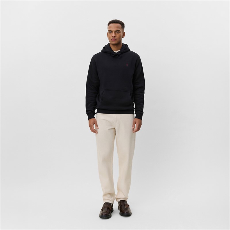Les Deux Homme Sweat à Capuche contraste essentiel Noir