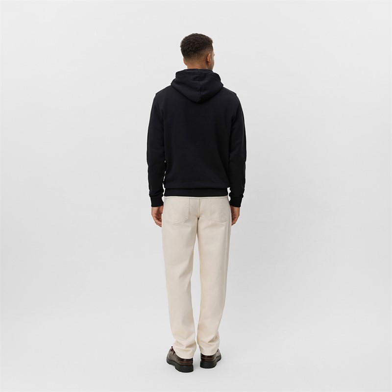 Les Deux Homme Sweat à Capuche contraste essentiel Noir