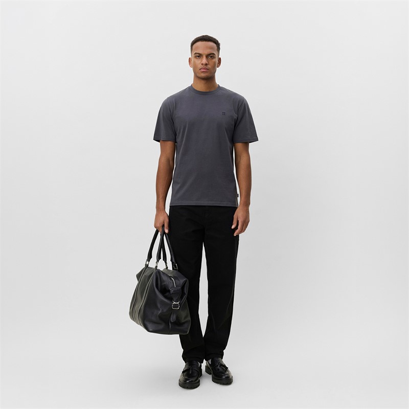 Les Deux T-shirt Contrast Homme Asphalt