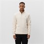 Les Deux Sweatshirt à quart de zip contrasté Core Homme Ivory