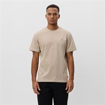 Les Deux Herre Core Kontrast T-shirt Dark Sand