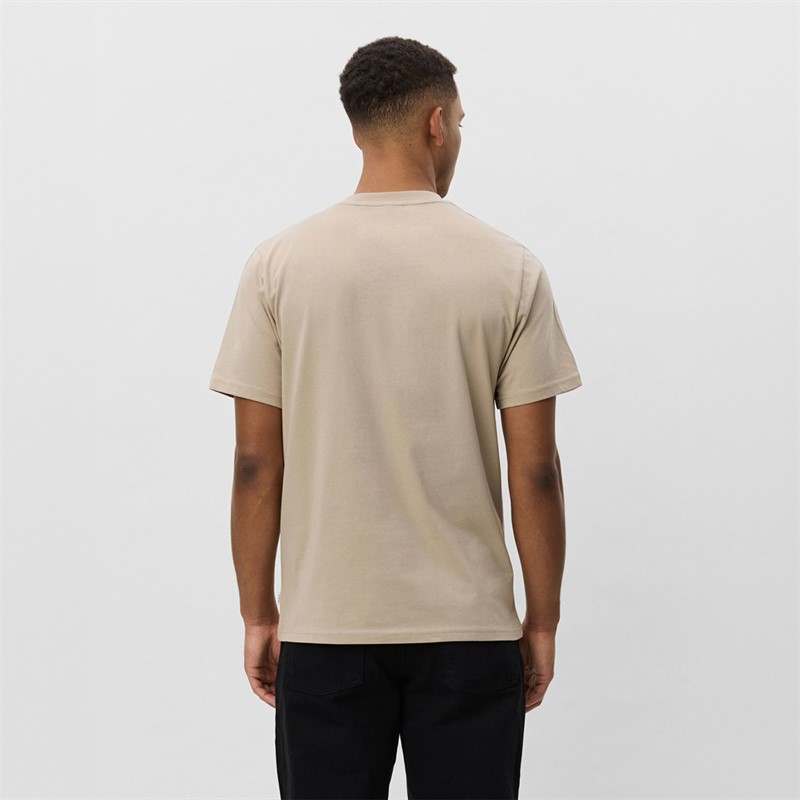 Les Deux Herre Core Kontrast T-shirt Dark Sand